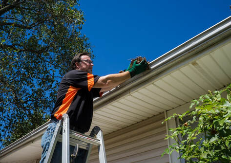 eavestrough cleaning